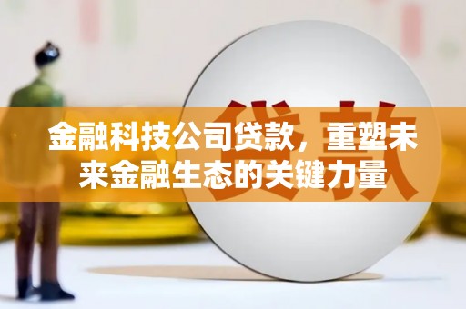 科尔沁左翼中旗金融科技公司贷款，重塑未来金融生态的关键力量